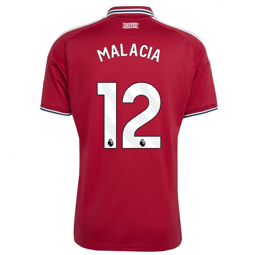 Danxen Damen Tyrell Malacia #12 Rot Gelb Weiß Heimtrikot Trikot 2026/27 T-Shirt Österreich