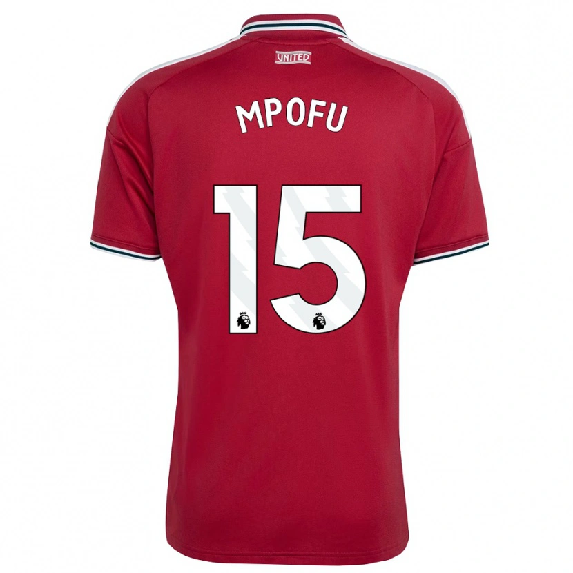 Danxen Damen Camron Mpofu #15 Rot Gelb Weiß Heimtrikot Trikot 2026/27 T-Shirt Österreich