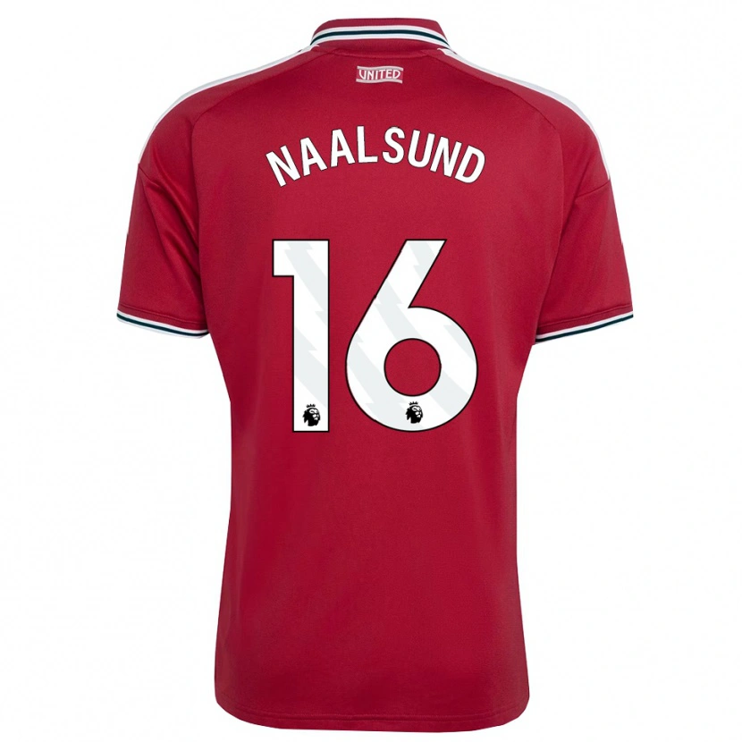 Danxen Damen Lisa Naalsund #16 Rot Gelb Weiß Heimtrikot Trikot 2026/27 T-Shirt Österreich