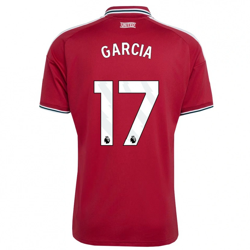 Danxen Damen Lucia Garcia #17 Rot Gelb Weiß Heimtrikot Trikot 2026/27 T-Shirt Österreich