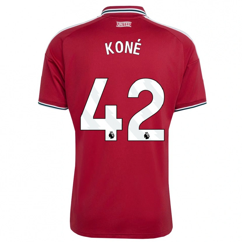 Danxen Damen Sékou Koné #42 Rot Gelb Weiß Heimtrikot Trikot 2026/27 T-Shirt Österreich