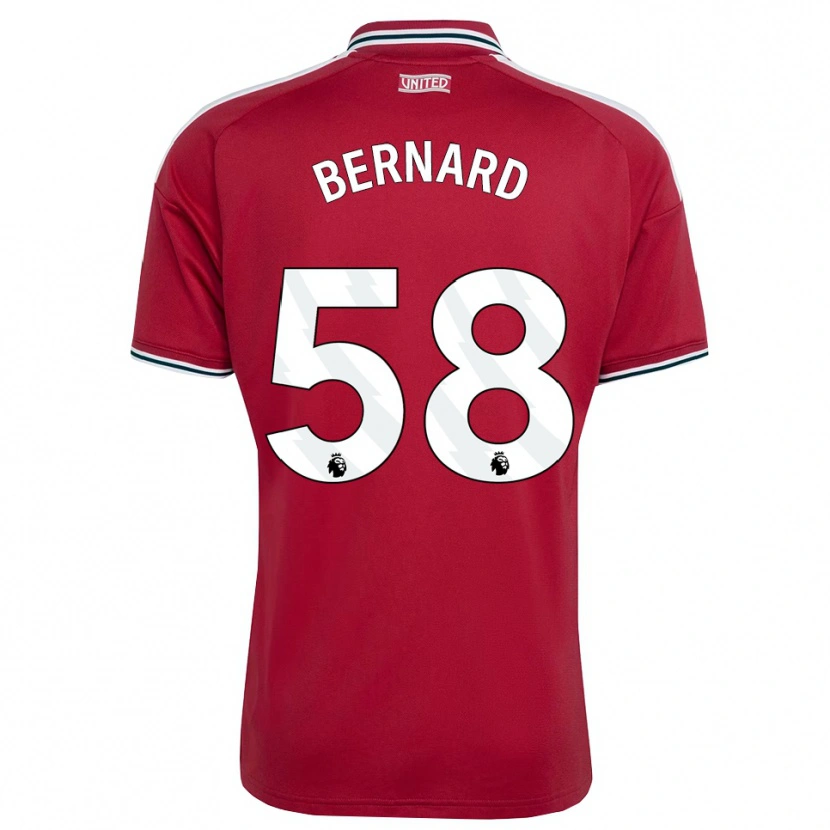 Danxen Damen Bernard #58 Rot Gelb Weiß Heimtrikot Trikot 2026/27 T-Shirt Österreich