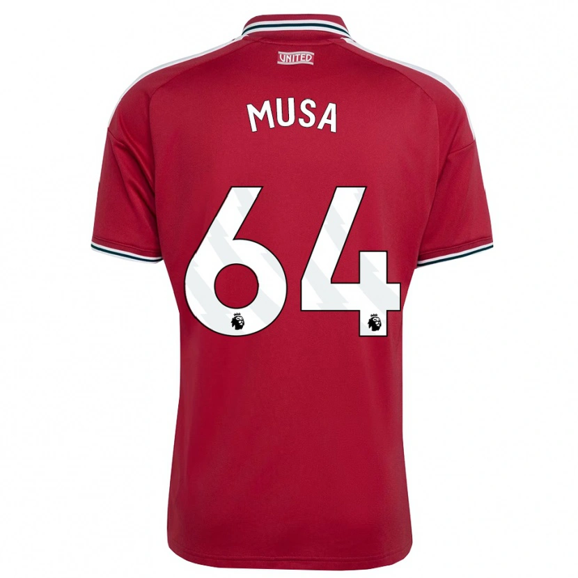 Danxen Damen Victor Musa #64 Rot Gelb Weiß Heimtrikot Trikot 2026/27 T-Shirt Österreich