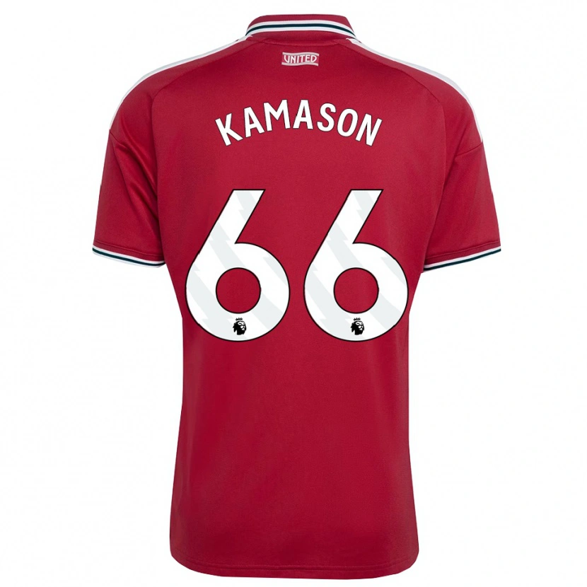 Danxen Damen Jaydan Kamason #66 Rot Gelb Weiß Heimtrikot Trikot 2026/27 T-Shirt Österreich