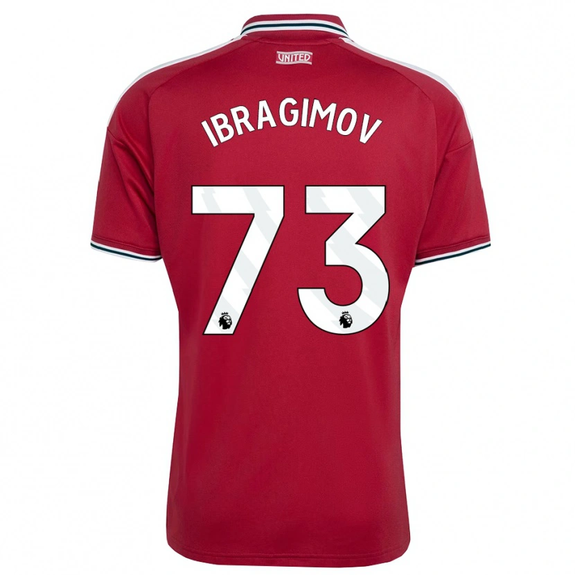 Danxen Damen Amir Ibragimov #73 Rot Gelb Weiß Heimtrikot Trikot 2026/27 T-Shirt Österreich