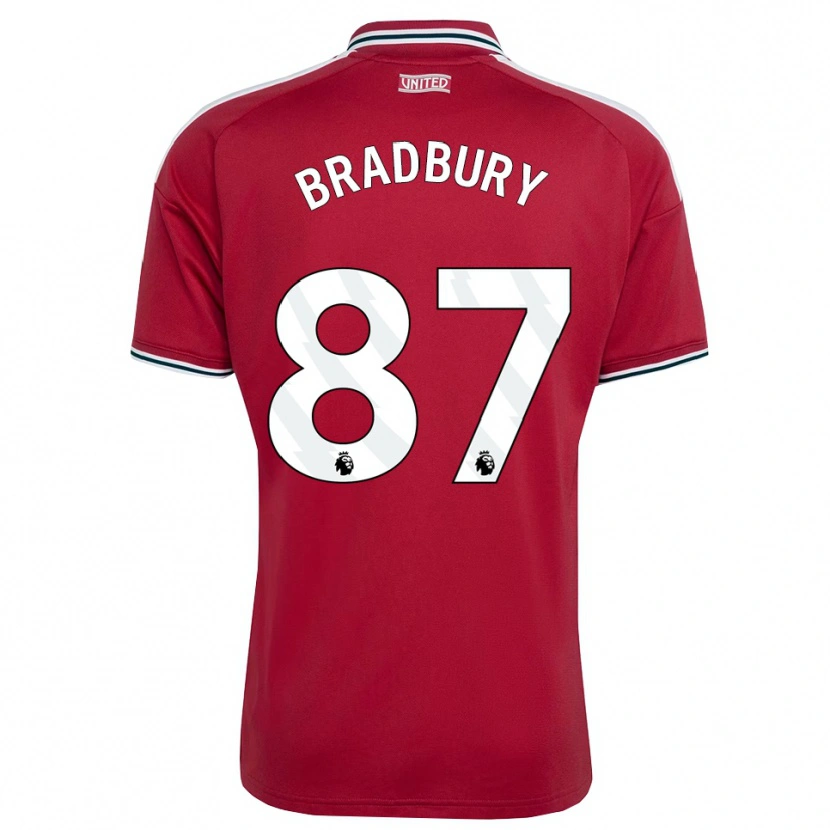 Danxen Damen Louie Bradbury #87 Rot Gelb Weiß Heimtrikot Trikot 2026/27 T-Shirt Österreich