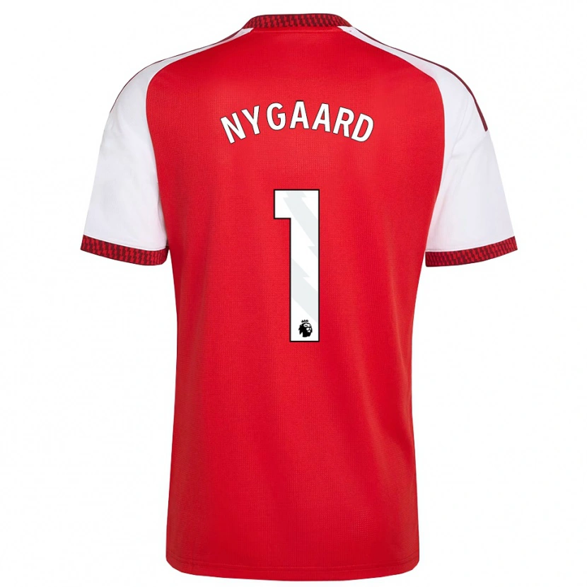 Danxen Damen Lucas Nygaard #1 Rot Weiß Schwarz Heimtrikot Trikot 2026/27 T-Shirt Österreich