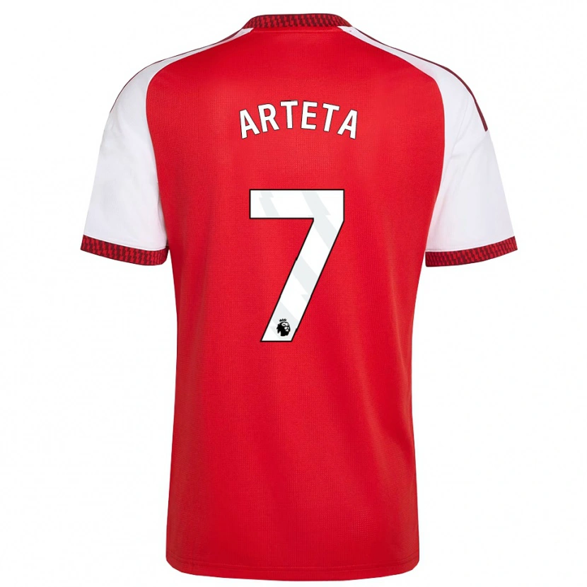 Danxen Damen Gabriel Arteta #7 Rot Weiß Schwarz Heimtrikot Trikot 2026/27 T-Shirt Österreich