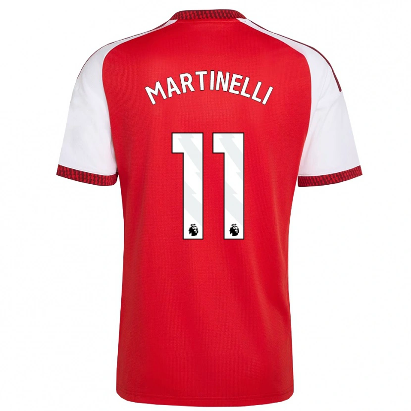 Danxen Damen Gabriel Martinelli #11 Rot Weiß Schwarz Heimtrikot Trikot 2026/27 T-Shirt Österreich
