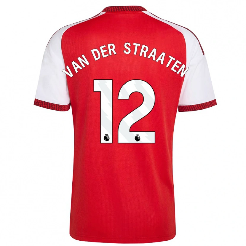Danxen Damen Zachary Van Der Straaten #12 Rot Weiß Schwarz Heimtrikot Trikot 2026/27 T-Shirt Österreich