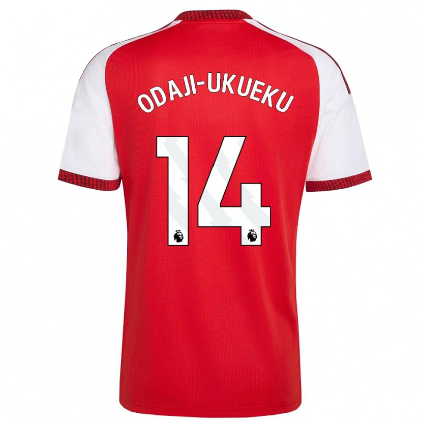 Danxen Damen Theo Odaji-Ukueku #14 Rot Weiß Schwarz Heimtrikot Trikot 2026/27 T-Shirt Österreich