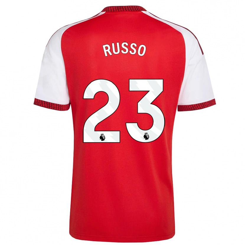 Danxen Damen Alessia Russo #23 Rot Weiß Schwarz Heimtrikot Trikot 2026/27 T-Shirt Österreich