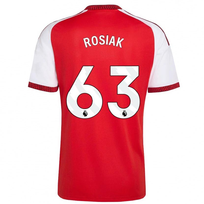 Danxen Damen Michal Rosiak #63 Rot Weiß Schwarz Heimtrikot Trikot 2026/27 T-Shirt Österreich