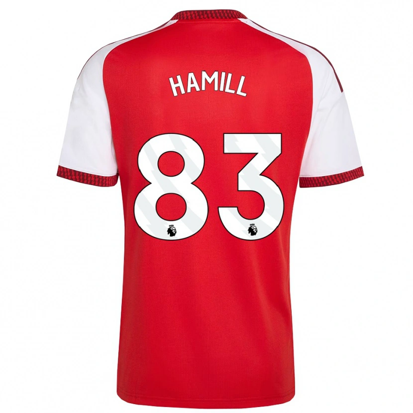 Danxen Damen Callan Hamill #83 Rot Weiß Schwarz Heimtrikot Trikot 2026/27 T-Shirt Österreich