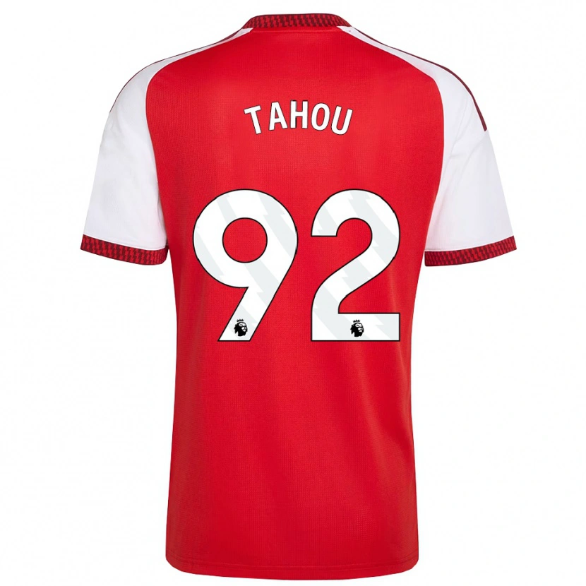 Danxen Damen Joshua Tahou #92 Rot Weiß Schwarz Heimtrikot Trikot 2026/27 T-Shirt Österreich