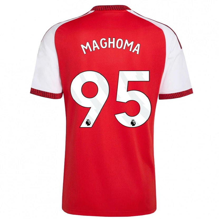 Danxen Damen Jaden Maghoma #95 Rot Weiß Schwarz Heimtrikot Trikot 2026/27 T-Shirt Österreich