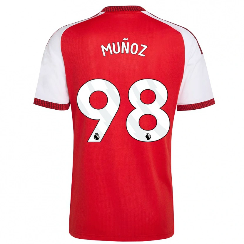 Danxen Damen Luis Muñoz #98 Rot Weiß Schwarz Heimtrikot Trikot 2026/27 T-Shirt Österreich
