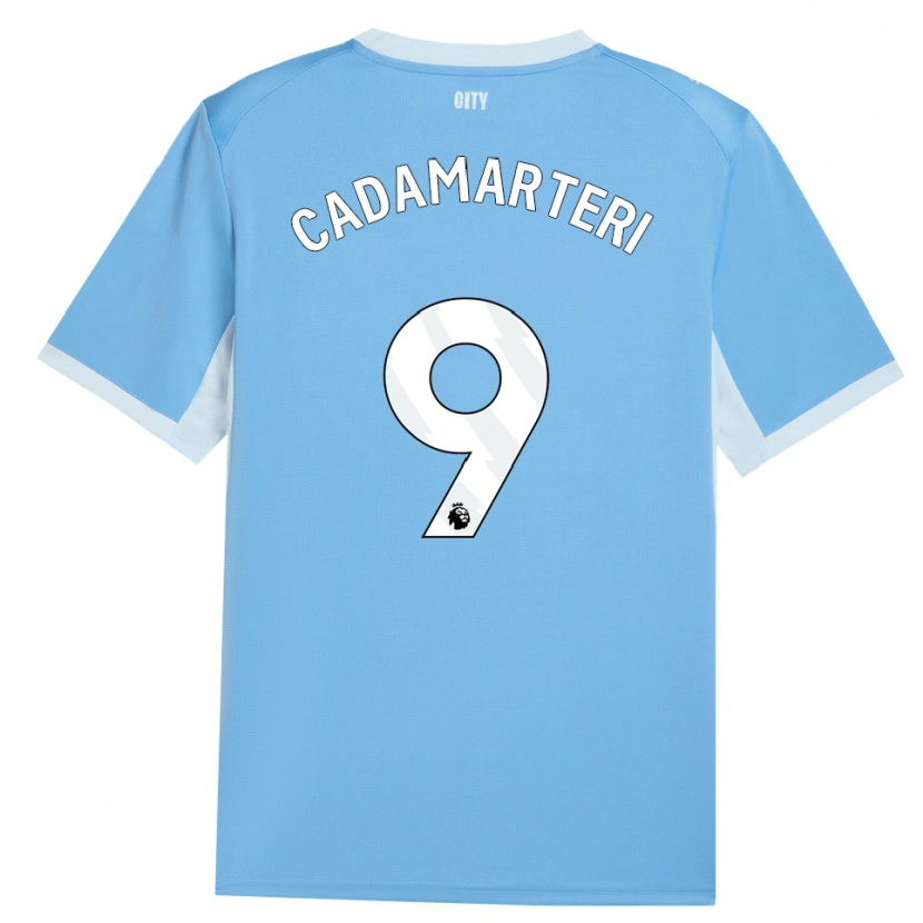 Danxen Damen Caelan Cadamarteri #9 Hellhimmelblau Weiß Heimtrikot Trikot 2026/27 T-Shirt Österreich