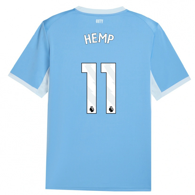 Danxen Damen Lauren Hemp #11 Hellhimmelblau Weiß Heimtrikot Trikot 2026/27 T-Shirt Österreich
