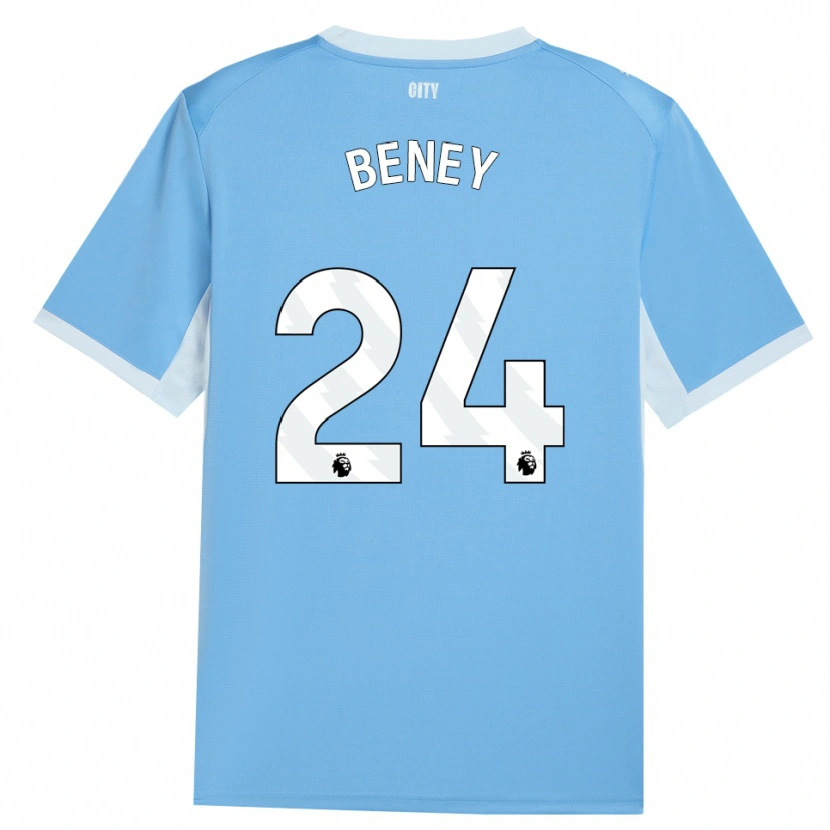 Danxen Damen Iman Beney #24 Hellhimmelblau Weiß Heimtrikot Trikot 2026/27 T-Shirt Österreich