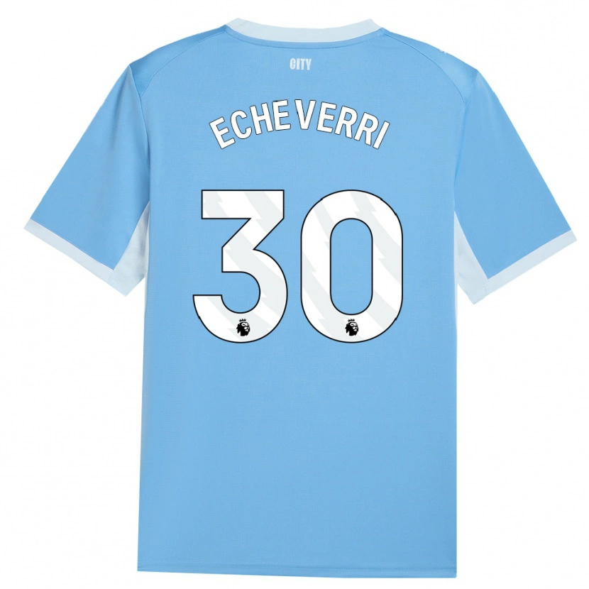 Danxen Damen Claudio Echeverri #30 Hellhimmelblau Weiß Heimtrikot Trikot 2026/27 T-Shirt Österreich