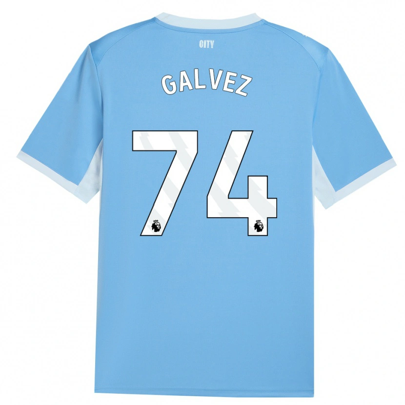 Danxen Damen Tomas Galvez #74 Hellhimmelblau Weiß Heimtrikot Trikot 2026/27 T-Shirt Österreich