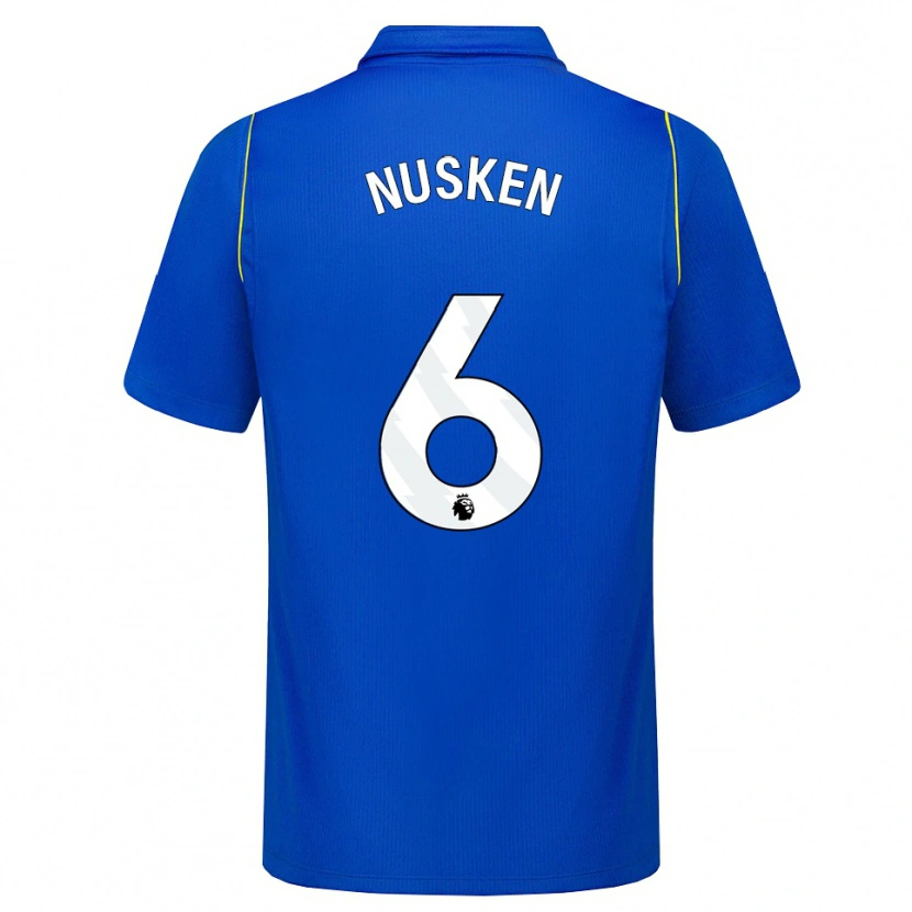 Danxen Damen Sjoeke Nüsken #6 Blau Gelb Heimtrikot Trikot 2026/27 T-Shirt Österreich