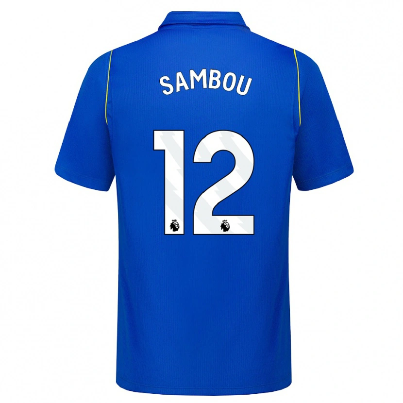 Danxen Damen Gabriel Sambou #12 Blau Gelb Heimtrikot Trikot 2026/27 T-Shirt Österreich