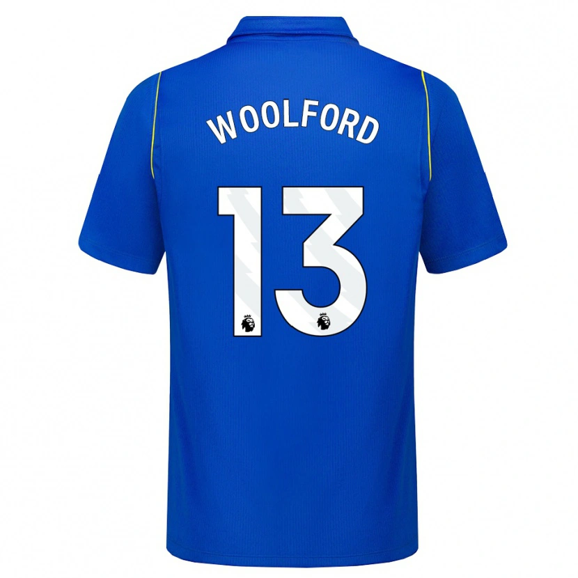 Danxen Damen Aaron Woolford #13 Blau Gelb Heimtrikot Trikot 2026/27 T-Shirt Österreich