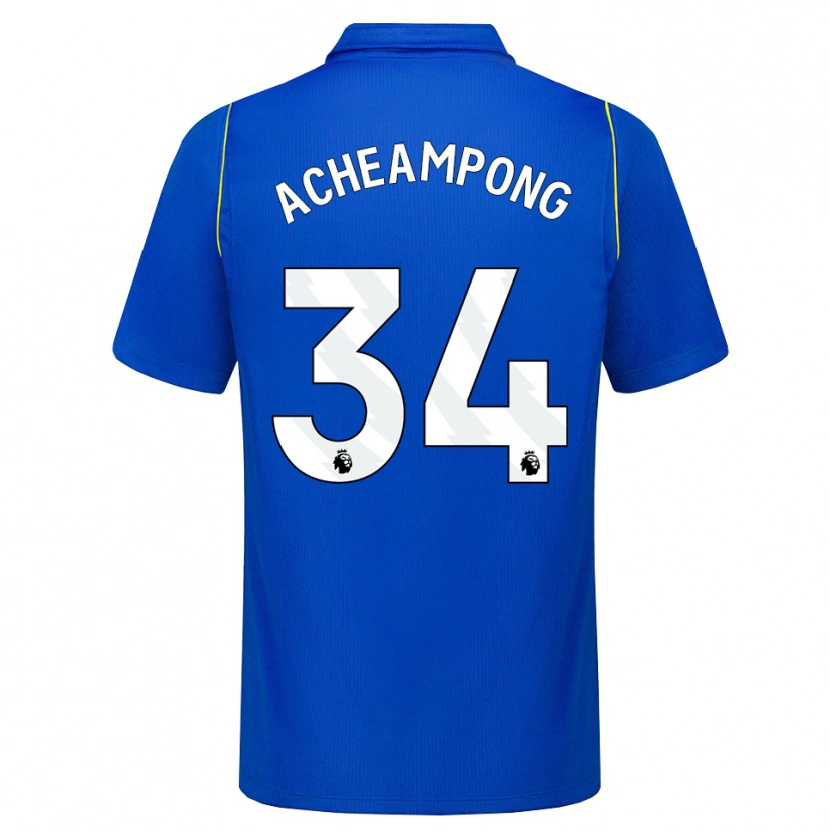Danxen Damen Josh Acheampong #34 Blau Gelb Heimtrikot Trikot 2026/27 T-Shirt Österreich