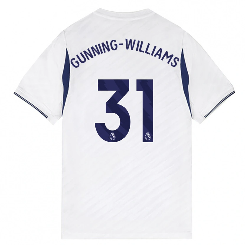Danxen Damen Lenna Gunning-Williams #31 Weiß Rot Violett Heimtrikot Trikot 2026/27 T-Shirt Österreich
