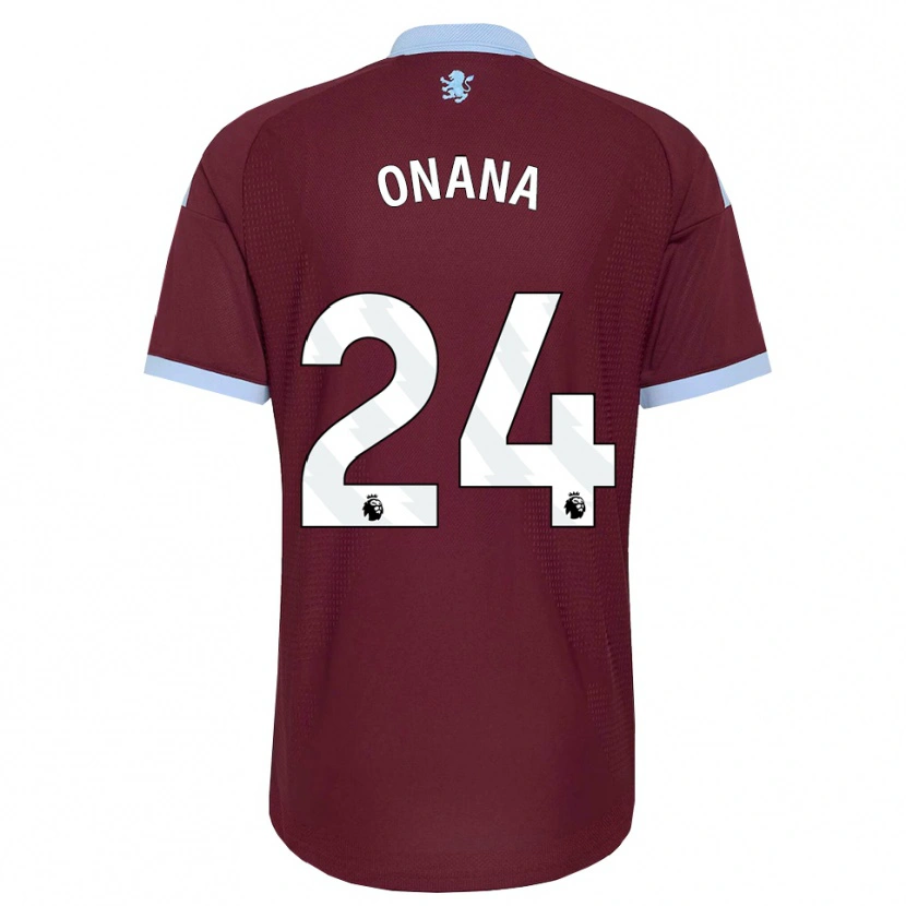 Danxen Damen Amadou Onana #24 Kornblumenblau Burgund Heimtrikot Trikot 2026/27 T-Shirt Österreich