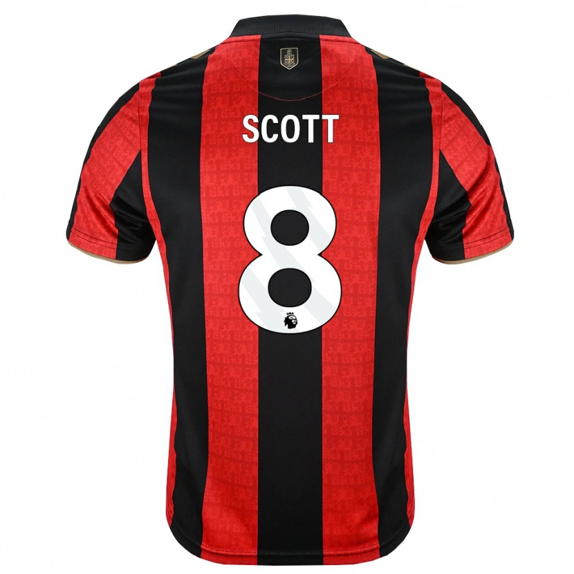 Danxen Damen Alex Scott #8 Goldgelb Rot Schwarz Heimtrikot Trikot 2026/27 T-Shirt Österreich