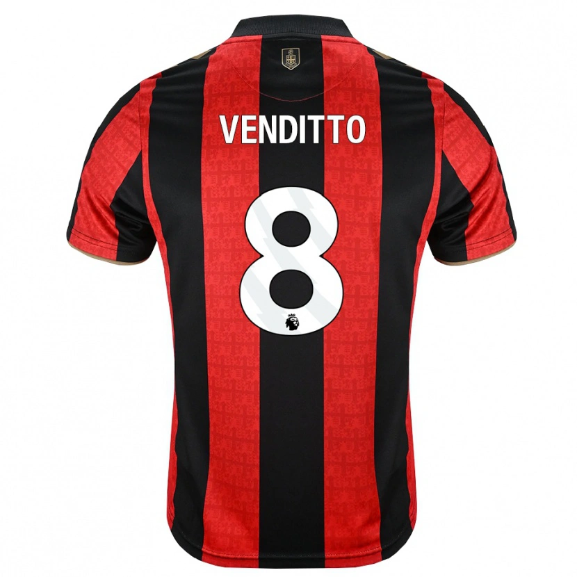 Danxen Damen Olivia Venditto #8 Goldgelb Rot Schwarz Heimtrikot Trikot 2026/27 T-Shirt Österreich