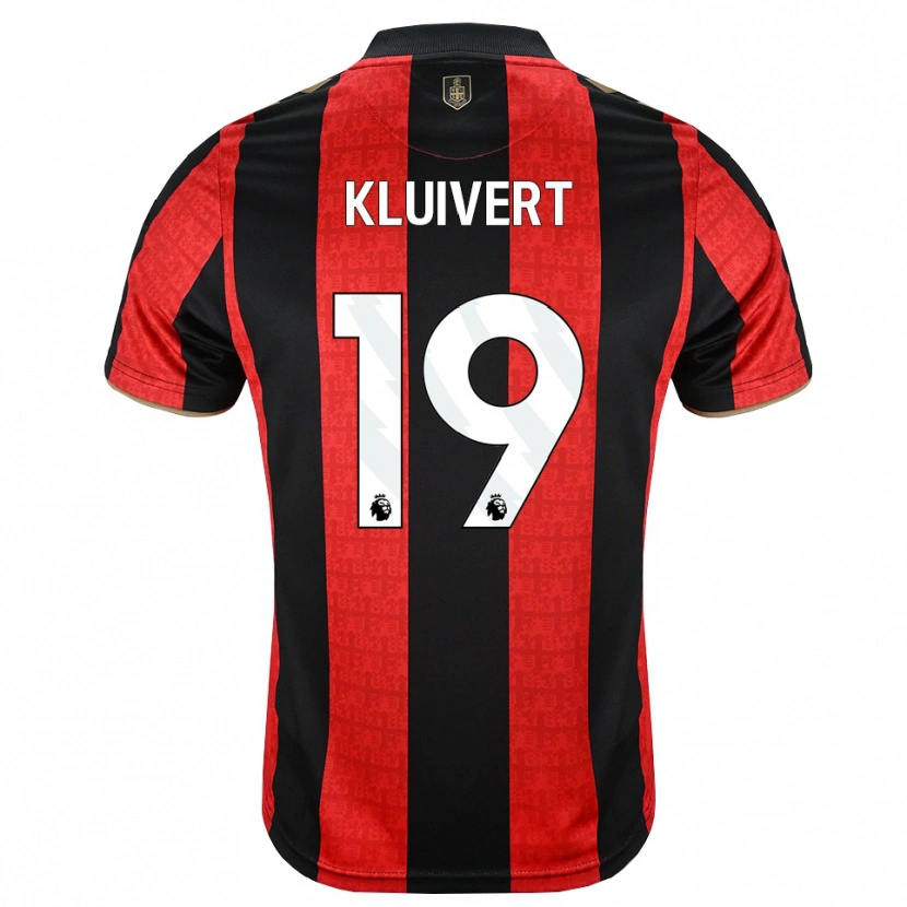 Danxen Damen Justin Kluivert #19 Goldgelb Rot Schwarz Heimtrikot Trikot 2026/27 T-Shirt Österreich