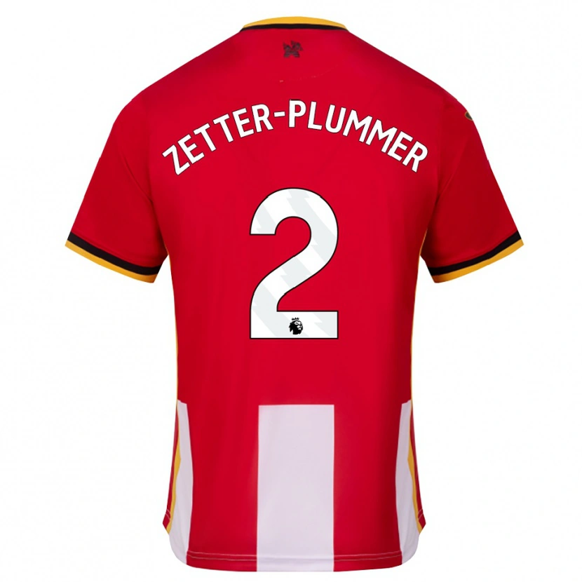 Danxen Damen Josh Zetter-Plummer #2 Gelb Schwarz Rot Heimtrikot Trikot 2026/27 T-Shirt Österreich