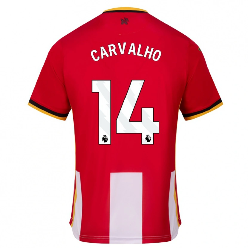 Danxen Damen Fábio Carvalho #14 Gelb Schwarz Rot Heimtrikot Trikot 2026/27 T-Shirt Österreich