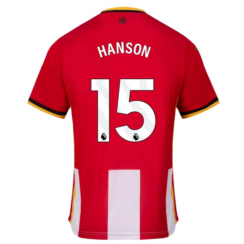 Danxen Damen Jacob Hanson #15 Gelb Schwarz Rot Heimtrikot Trikot 2026/27 T-Shirt Österreich
