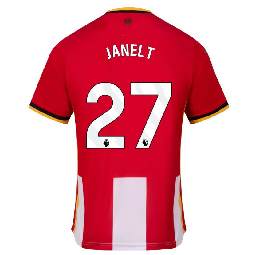 Danxen Damen Vitaly Janelt #27 Gelb Schwarz Rot Heimtrikot Trikot 2026/27 T-Shirt Österreich