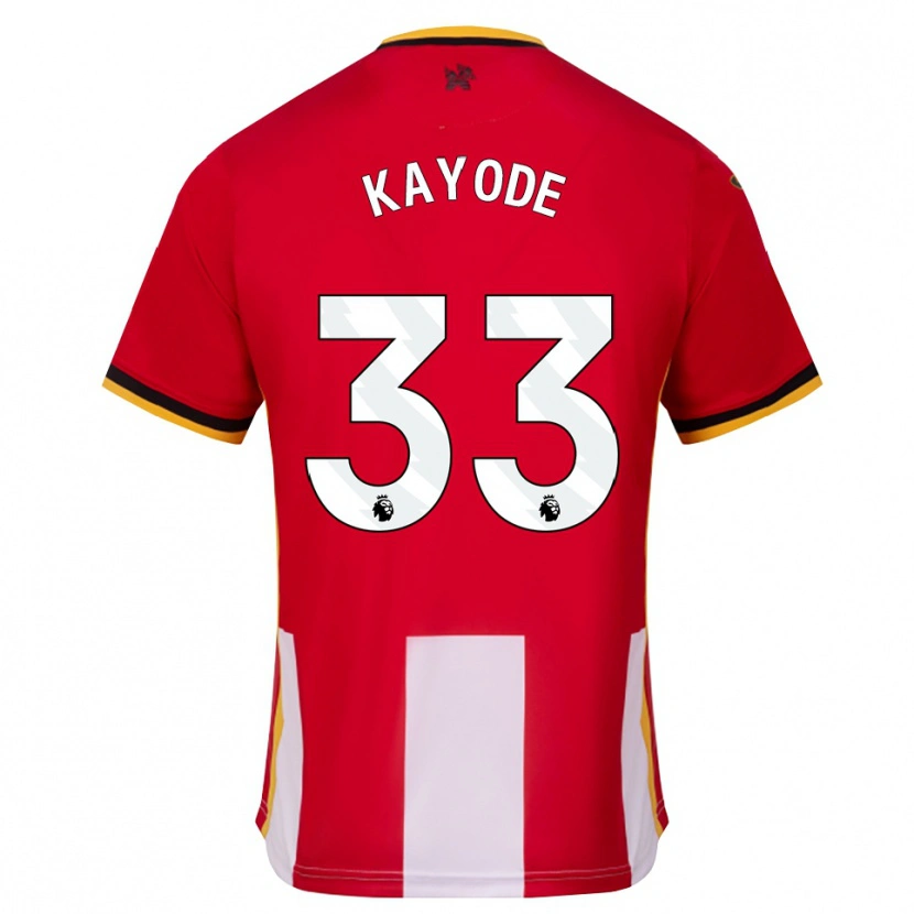 Danxen Damen Michael Kayode #33 Gelb Schwarz Rot Heimtrikot Trikot 2026/27 T-Shirt Österreich