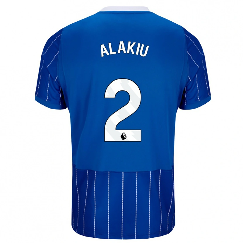 Danxen Damen Isaiah Alakiu #2 Mittelblau Weiß Heimtrikot Trikot 2026/27 T-Shirt Österreich