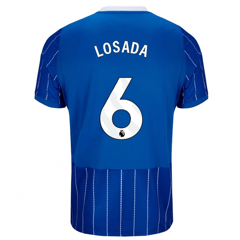 Danxen Damen Vicky Losada #6 Mittelblau Weiß Heimtrikot Trikot 2026/27 T-Shirt Österreich