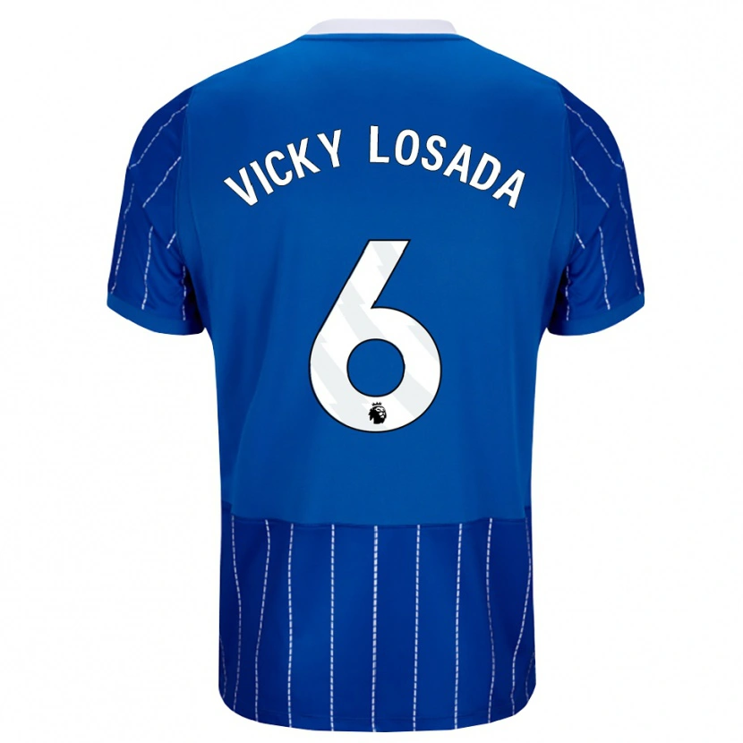 Danxen Damen María Victoria Losada Gómez #6 Mittelblau Weiß Heimtrikot Trikot 2026/27 T-Shirt Österreich