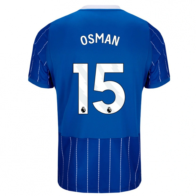 Danxen Damen Ibrahim Osman #15 Mittelblau Weiß Heimtrikot Trikot 2026/27 T-Shirt Österreich