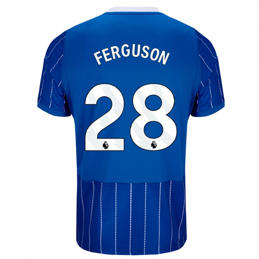 Danxen Damen Evan Ferguson #28 Mittelblau Weiß Heimtrikot Trikot 2026/27 T-Shirt Österreich