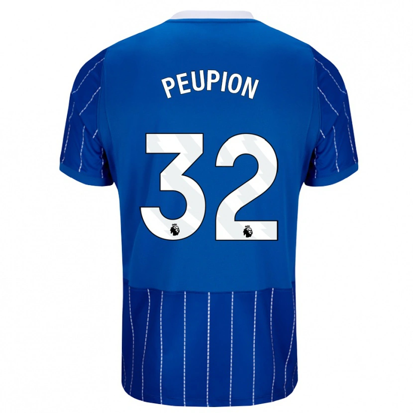 Danxen Damen Cameron Peupion #32 Mittelblau Weiß Heimtrikot Trikot 2026/27 T-Shirt Österreich