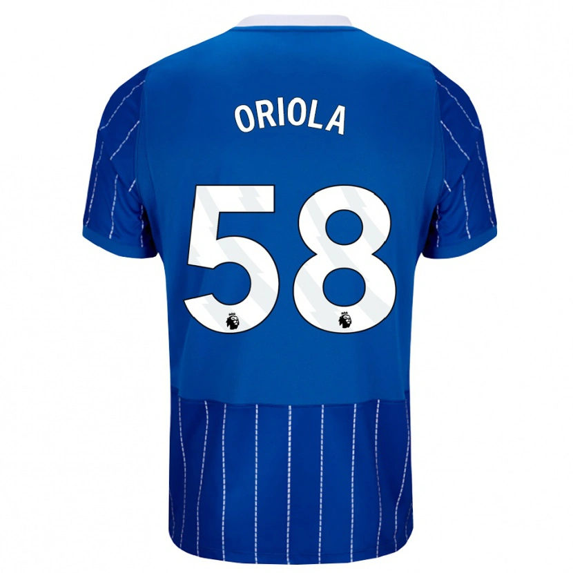 Danxen Damen Nehemiah Oriola #58 Mittelblau Weiß Heimtrikot Trikot 2026/27 T-Shirt Österreich