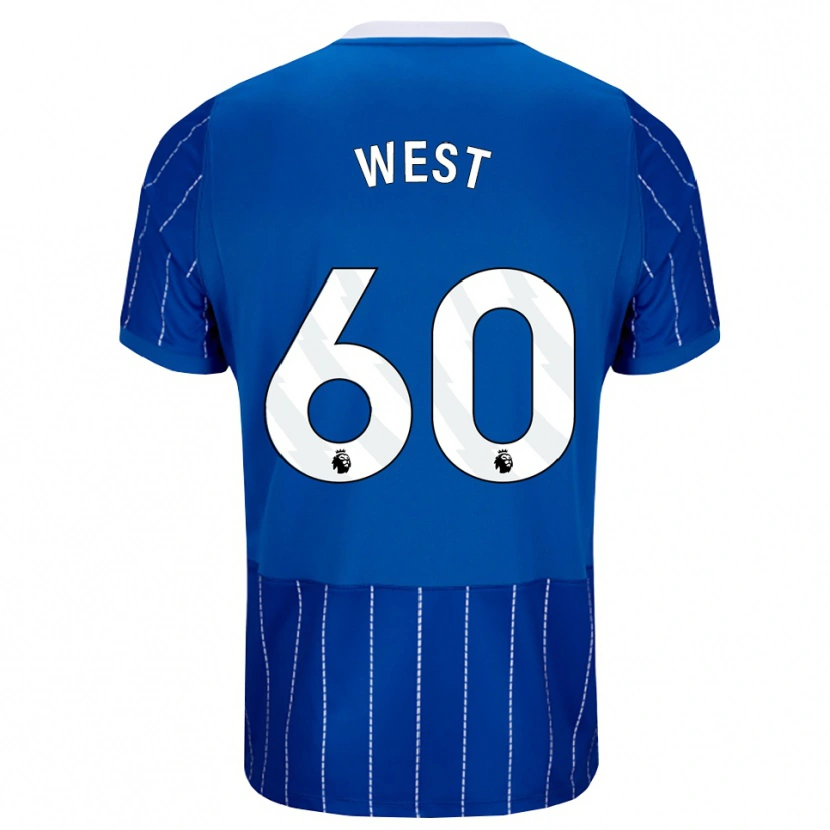 Danxen Damen Aidan West #60 Mittelblau Weiß Heimtrikot Trikot 2026/27 T-Shirt Österreich