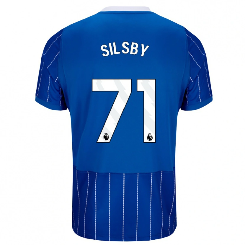 Danxen Damen Tyler Silsby #71 Mittelblau Weiß Heimtrikot Trikot 2026/27 T-Shirt Österreich