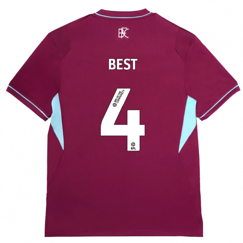 Danxen Damen Freddie Best #4 Burgund Grün Heimtrikot Trikot 2026/27 T-Shirt Österreich